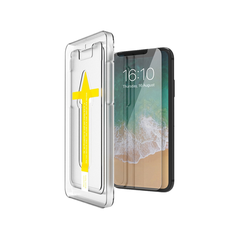 아이폰 XS 원터치 부착 액정보호 강화유리필름