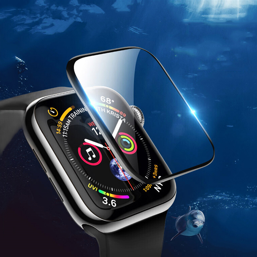 애플워치 6/SE PMMA 풀커버 9H 액정 보호 글라스 필름