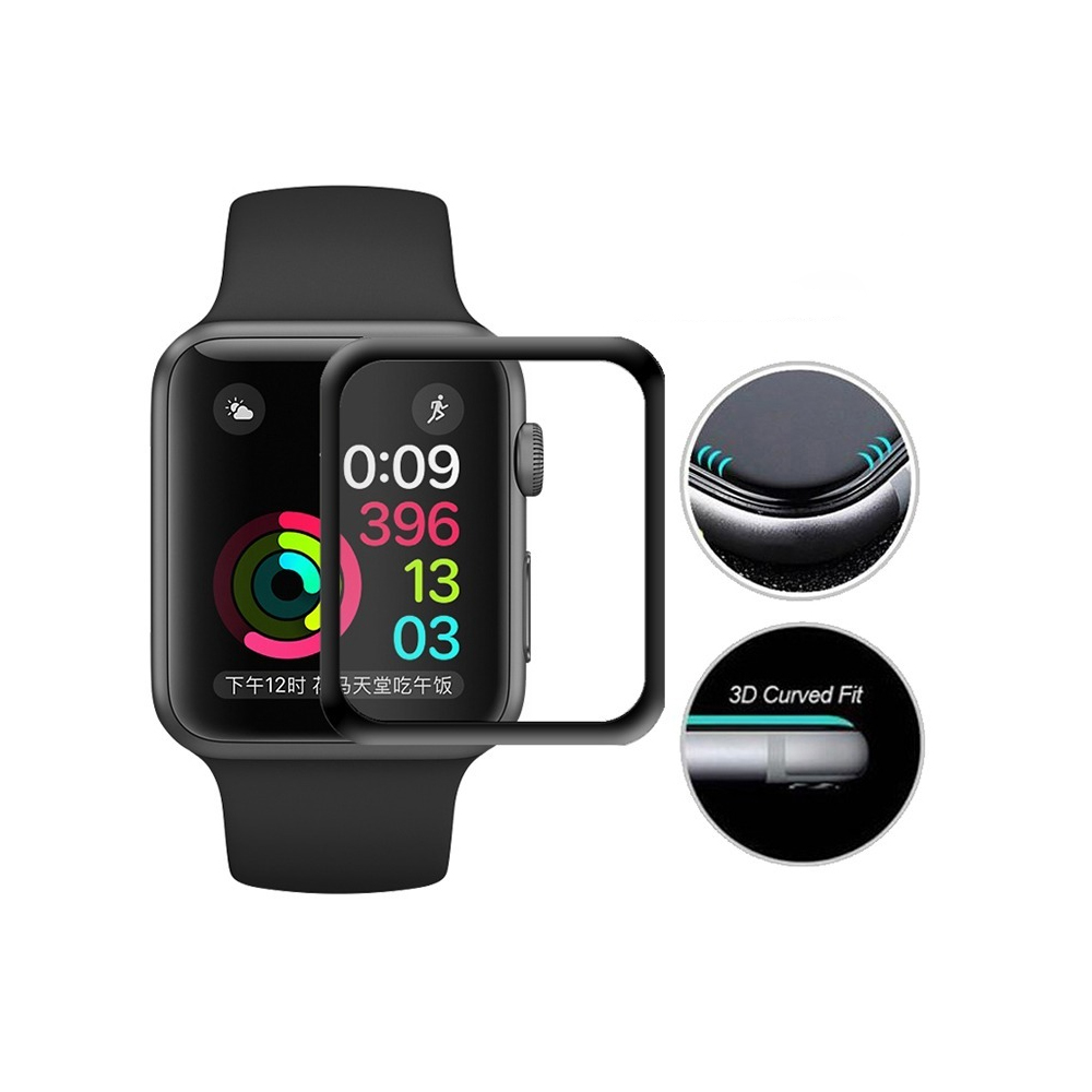 애플워치 6/SE PMMA 풀커버 9H 액정 보호 글라스 필름